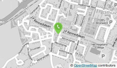 Bekijk kaart van Schildersbedrijf Vos Uithuizen in Uithuizen
