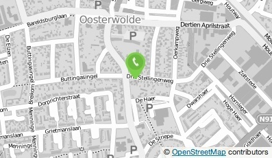 Bekijk kaart van Klus,montage- en stucadoorsbedrijf Hofstra in Oosterwolde (Friesland)