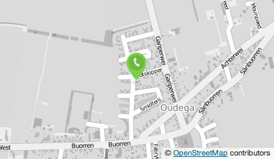 Bekijk kaart van Pedicurepraktijk Oudega in Oudega (gemeente Smallingerland Friesland)