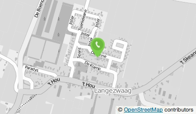 Bekijk kaart van Kim's Kapsalon in Langezwaag