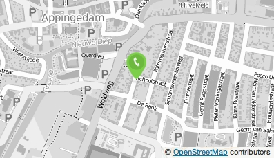 Bekijk kaart van Ambulantkapster.nl in Appingedam