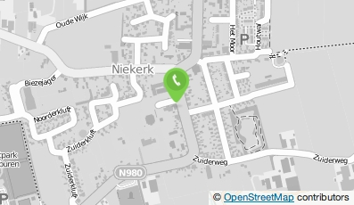 Bekijk kaart van De Halte in Niekerk (Groningen)