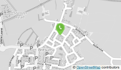 Bekijk kaart van Putsjesbedriuw Wybren in Britsum