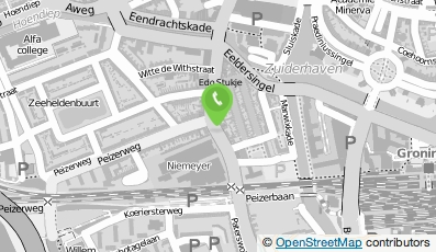 Bekijk kaart van Cafetaria Café 'Ons Moeke' in Groningen