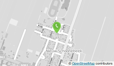 Bekijk kaart van Dagcentrum De Beek in Nieuw-Schoonebeek
