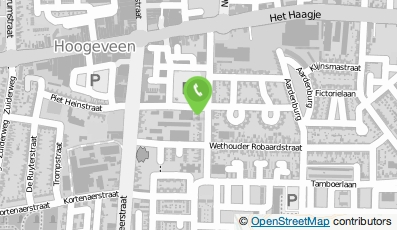 Bekijk kaart van Handelsonderneming A. de Jonge in Hoogeveen