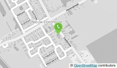 Bekijk kaart van RV Horecaslagerij in Nieuw-Dordrecht