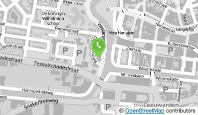 Bekijk kaart van Tandartspraktijk van der Lee in Leeuwarden