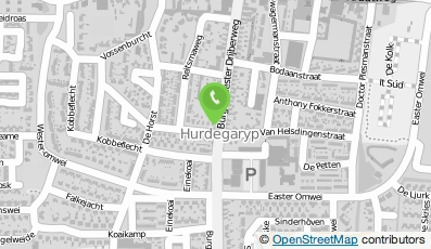 Bekijk kaart van Hoverniersbedrijf Jelle Postma in Hurdegaryp