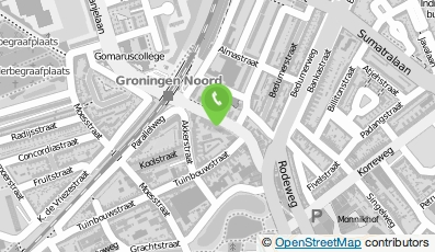 Bekijk kaart van Tweelinck in Groningen