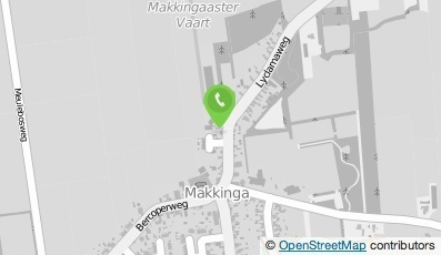 Bekijk kaart van Bouwbedrijf Veenstra Makkinga B.V. in Makkinga