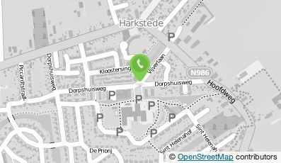 Bekijk kaart van Chinees Restaurant & Cafetaria De Zwaaikom in Harkstede (Groningen)