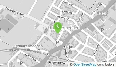 Bekijk kaart van Beeldend kunstenaar A.T. van der Wal in Uithuizermeeden