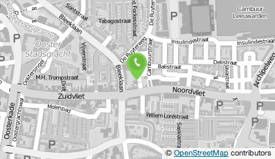 Bekijk kaart van Anne Feddema in Leeuwarden