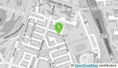Bekijk kaart van Van der Glas Milieuadvies in Groningen