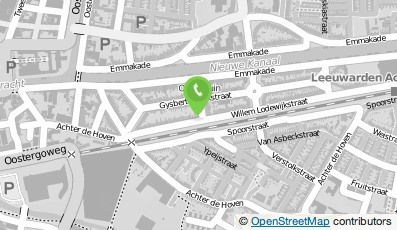 Bekijk kaart van Atelier Douwe Idema in Leeuwarden