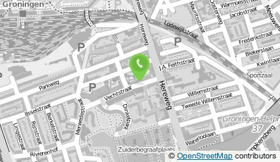 Bekijk kaart van Tandartspraktijk P. Doelman in Groningen