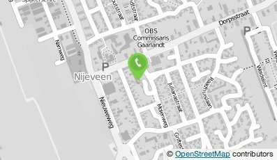 Bekijk kaart van Fysiotherapie Praktijk 't Oevertje in Nijeveen