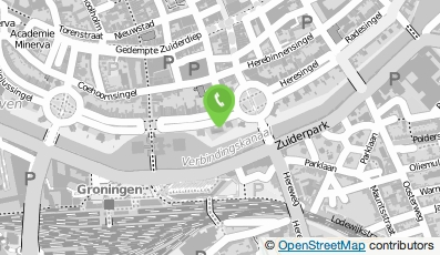 Bekijk kaart van J.A. van der Werff, Tandarts in Groningen