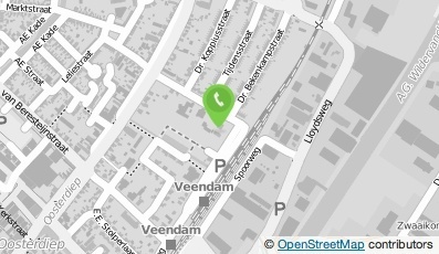Bekijk kaart van Maatschap Fysiotherapie Havenstraat in Veendam