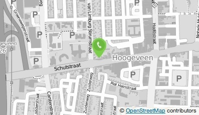 Bekijk kaart van Prakt. Psychische, Pastorale & Spirituele Hulpverl. Tichelaar in Hoogeveen