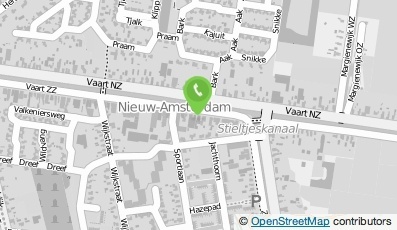 Bekijk kaart van Dierenkliniek Makatsi  in Nieuw-Amsterdam