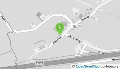 Bekijk kaart van Maatschap K. Gillebaard en M. Gillebaard-Tinga in Skingen