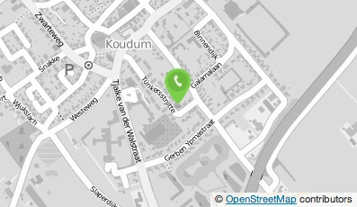 Bekijk kaart van Verloskundige Praktijk Rûnom in Koudum