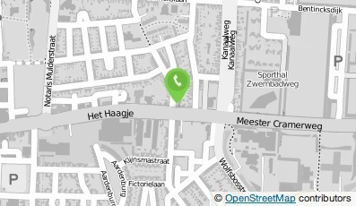 Bekijk kaart van Tandheelkundig Centrum 't Haagje in Hoogeveen