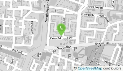 Bekijk kaart van Logopediepraktijk Oetara, locatie Veendam in Veendam