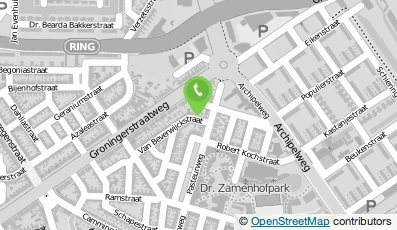 Bekijk kaart van Leovardia Bouw in Haren (Groningen)