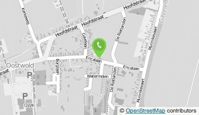 Bekijk kaart van Klussenbedrijf Van Dellen  in Oostwold (gemeente Westerkwartier)