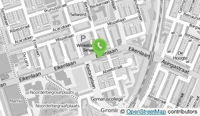 Bekijk kaart van J.A. Lourens  in Groningen