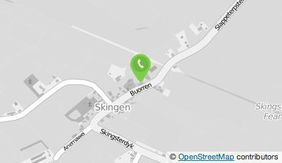 Bekijk kaart van Maatschap Wiersma Hofman in Skingen