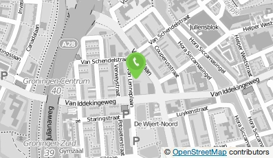 Bekijk kaart van Typehigh in Haren (Groningen)