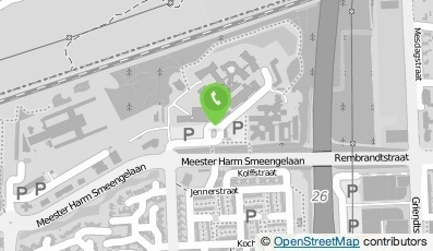Bekijk kaart van H.F.C. Rulo, Dermatoloog Ziekenhs Bethesda in Hoogeveen