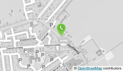 Bekijk kaart van Loonbedrijf Tamminga in Harkstede (Groningen)