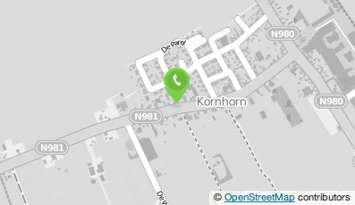 Bekijk kaart van Garage Kruizinga in Kornhorn