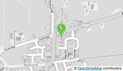 Bekijk kaart van Autobedrijf Rozema in Niekerk (Groningen)