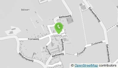 Bekijk kaart van V.O.F. Restaurant 't Regthuijs in Wirdum (Groningen)