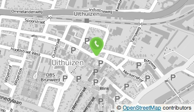 Bekijk kaart van Salon Dries in Uithuizen