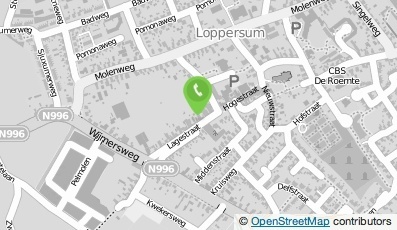 Bekijk kaart van Cafetaria Buurtvenstil in Loppersum
