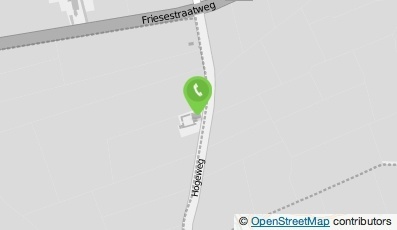 Bekijk kaart van Dierenpension, dierenasiel 'De Hooge Hoeve' in Zuidhorn