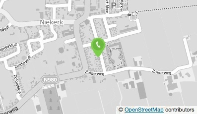 Bekijk kaart van Auto- en Motorrijschool Harm Homan in Niekerk (Groningen)