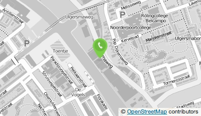 Bekijk kaart van Reis en Organisatiebureau Outdoor International in Groningen