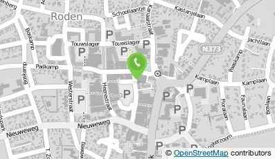 Bekijk kaart van Schoenmakerij Koerts in Roden