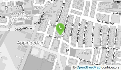 Bekijk kaart van Schoonmaakbedrijf Gnodde in Appingedam