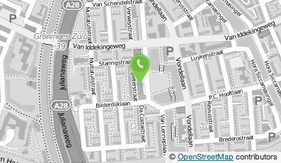 Bekijk kaart van Bloemenmozaiek M. Kuipers in Groningen