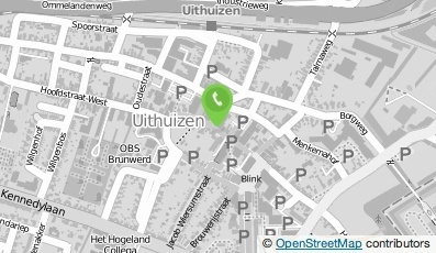 Bekijk kaart van Kooi t.h.o.d.n. Blokker in Uithuizen