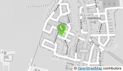 Bekijk kaart van Webstairs in Aduard